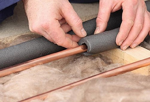 Insulate Hot Water Pipes, Save Money